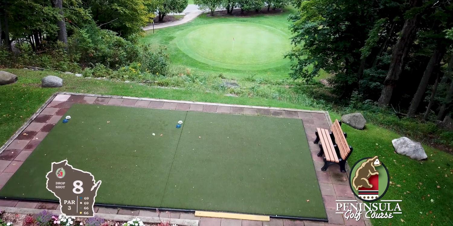 Peninsula State Park Golf Course - Hole 8